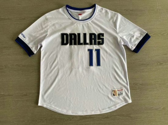 NBA 11 Irving Mavericks M&N authentique Maillot manche courte blanc